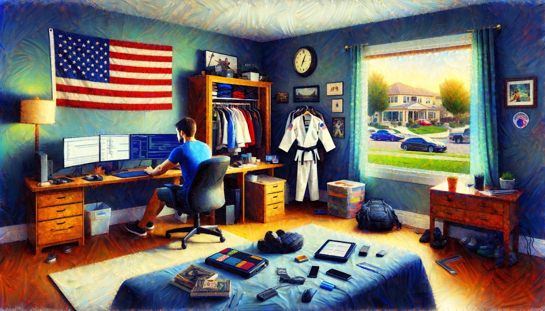 person developing software for  martial arts schools